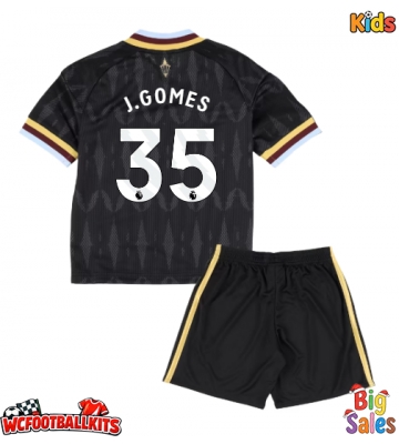 Aston Villa Joao Gomes #35 Replica Away Stadium Kit for Kids 2026-27 Short Sleeve (+ pants)